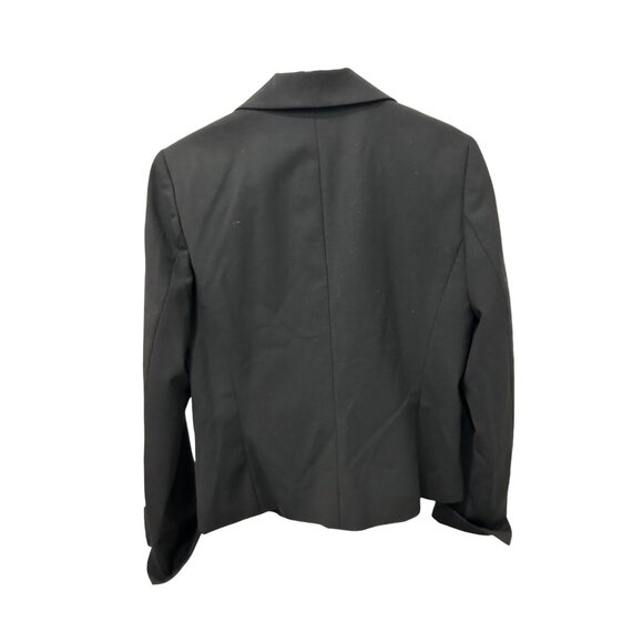 Tahari Women's Black Blazer Wool Blend Jacket Size 6 - Picture 2 of 10